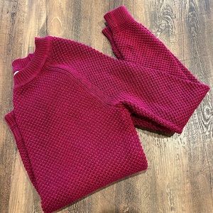 Old Navy- Dark pinkish red sweater